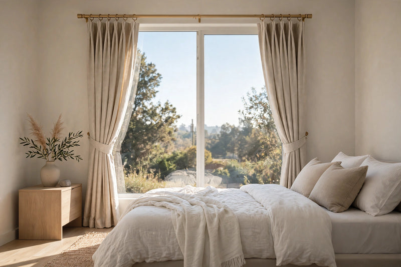 Anydrape Light Pawn Velvet Blackout Curtains – High‑Quality Modern Luxury Drapes for Living Room, Bedroom & Dining Windows