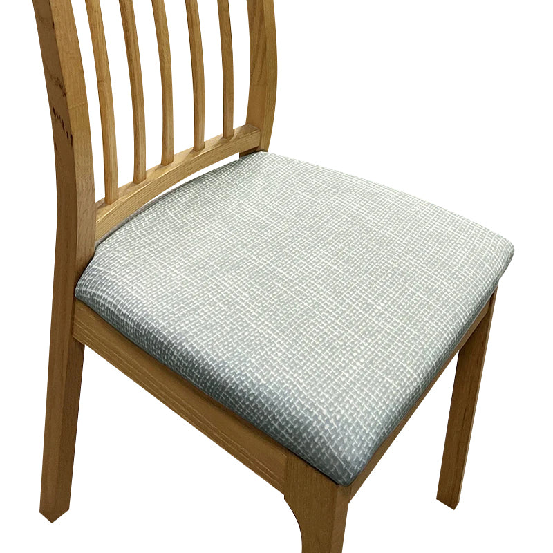 Anyseat Chair Cover Dark Grey Corn Kennel Pattern Stretch Seat Cover for Home Dinning Kitchen Washable Removable