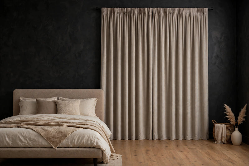 Anydrape Khaki Velvet Blackout Curtains – High‑Quality Modern Luxury Drapes for Living Room, Bedroom & Dining Windows