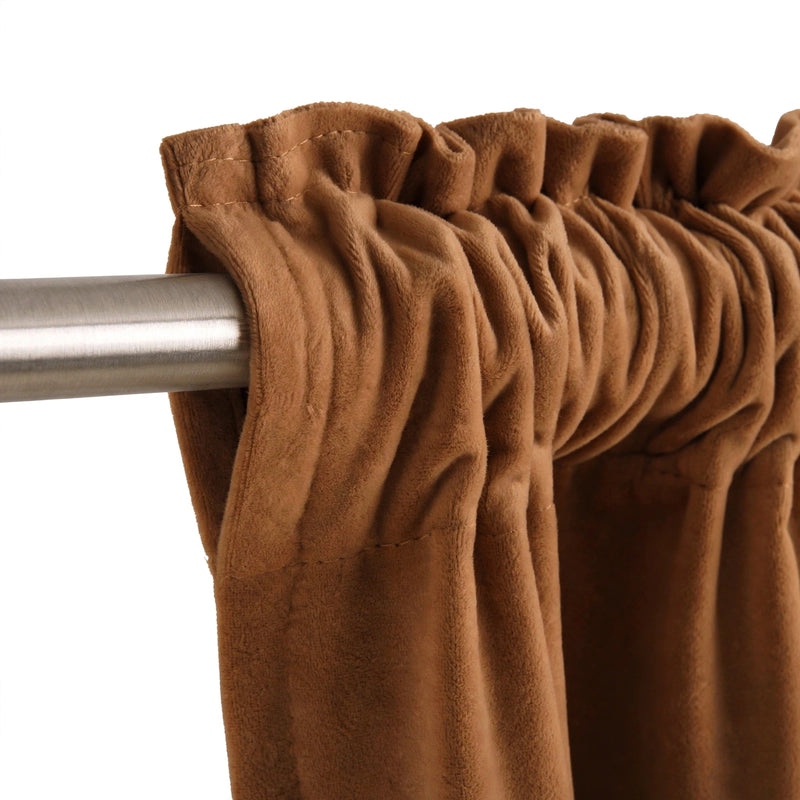 Anydrape 150cm Light Pawn High Quality Modern Velvet Blackout Curtains for Living Room Bedroom Dining Luxury Window Drape