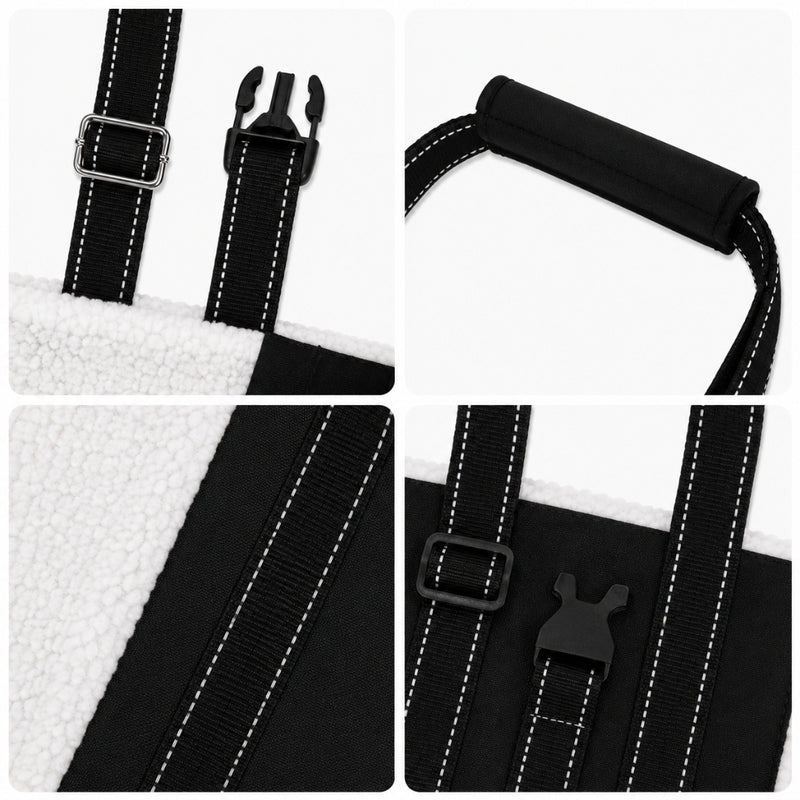 Black Adjustable Dog Lift Harness – Support & Recovery Aid for Large and Senior Dogs