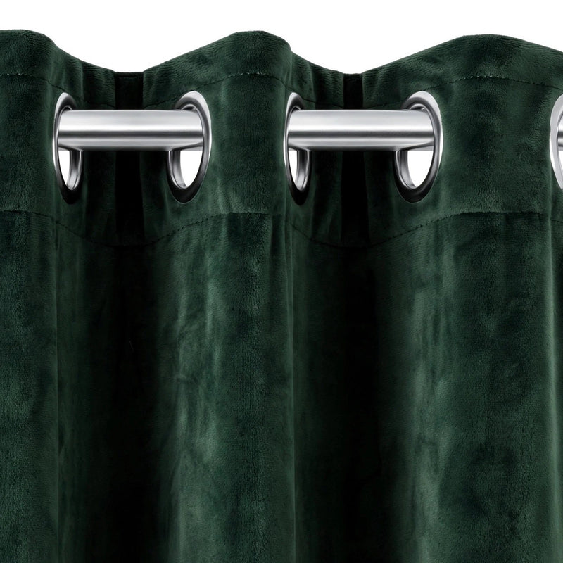 Anydrape Green Velvet Blackout Curtains – High‑Quality Modern Luxury Drapes for Living Room, Bedroom & Dining Windows