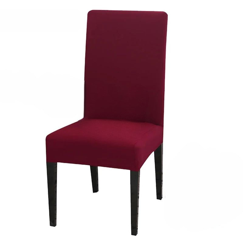 Anyseat Chair Cover Wine Red with Anti-Dirt and Waterproof Elastic Material for Dining Room Kitchen Wedding Hotel Banquet Restaurant