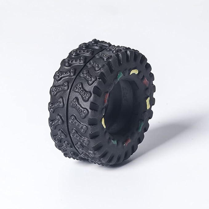 ANYWAGS Pet Toys Black Rubber Tires Shape Chew Tools For Dog