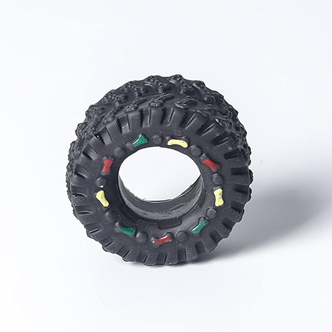 ANYWAGS Pet Toys Black Rubber Tires Shape Chew Tools For Dog