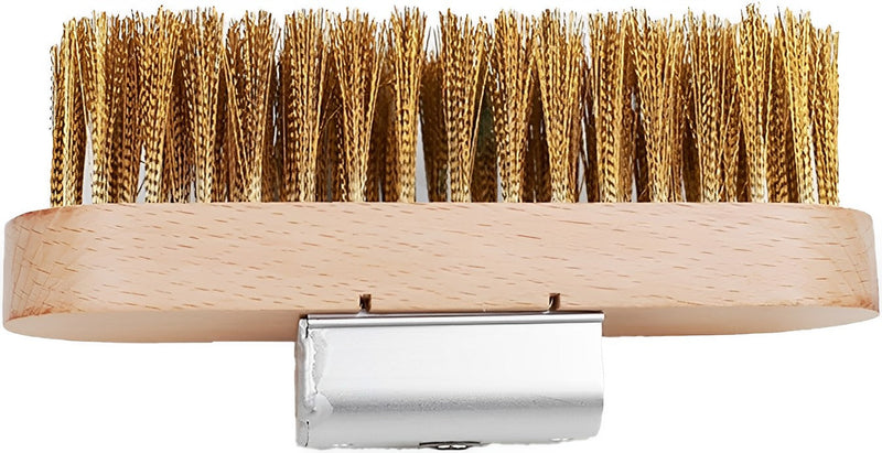 Anygleam Black 41cm Oven Copper Brush with Metal Scraper Tool Cleaning Accessories