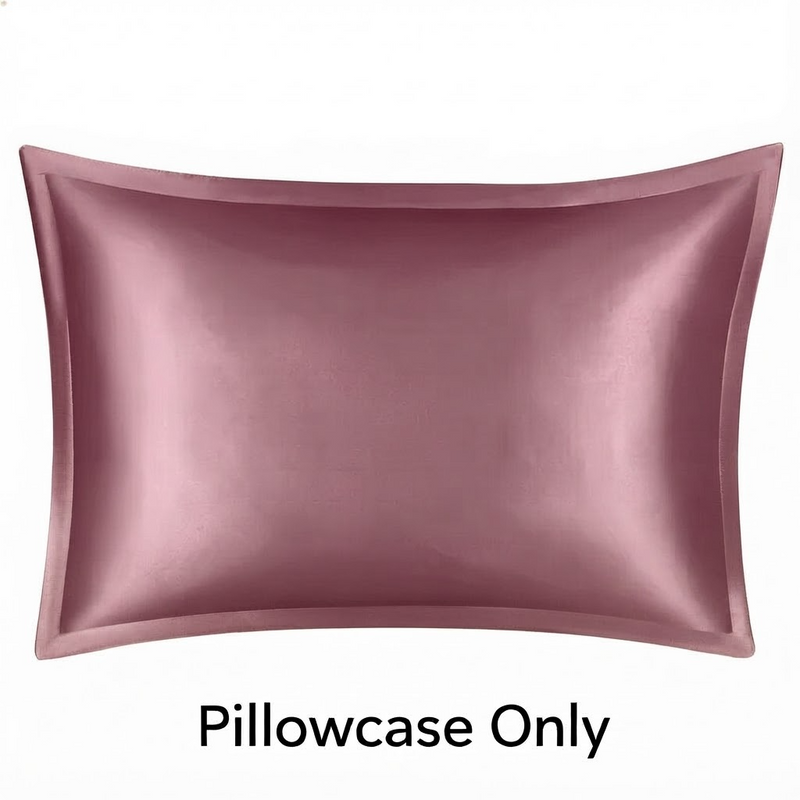 ANYHOUZ Pink Pure Silk Pillowcase 50x90cm Soft Smooth Luxury Bedding