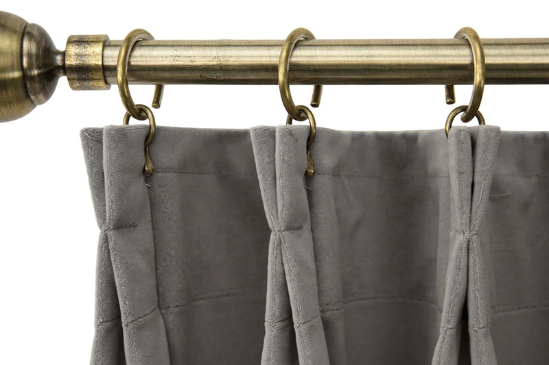 Anydrape Gray Velvet Blackout Curtains – High‑Quality Modern Wool Luxury Drapes for Living Room, Bedroom & Dining Windows