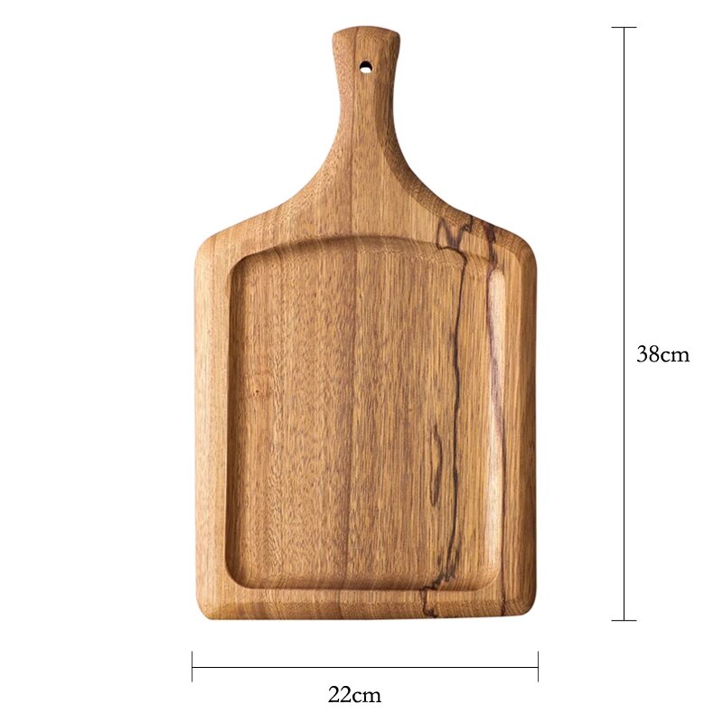 Anygleam Natural Wood Square Wood Cutting Board Food Kitchen Tableware