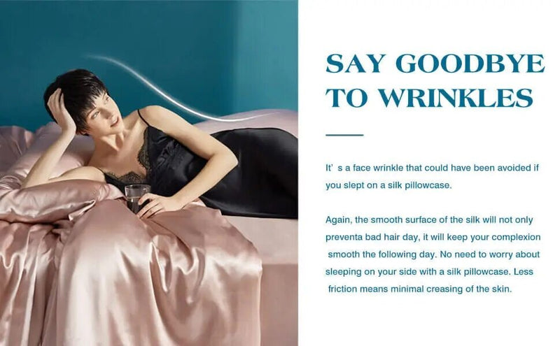 ANYHOUZ Pillowcase 50x90cm Light Gray Natural Mulberry Silk For Comfortable And Relaxing Home Bed