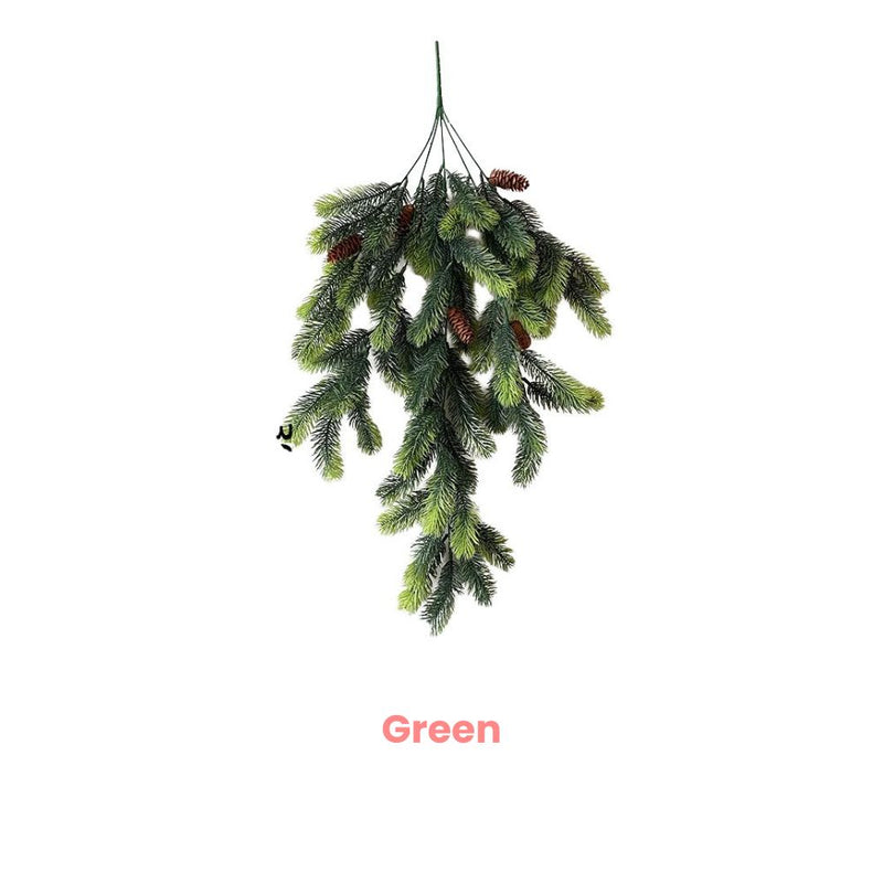 ANYDECO Christmas Wall Artificial Plant Vine Evergreen Hanging Decor