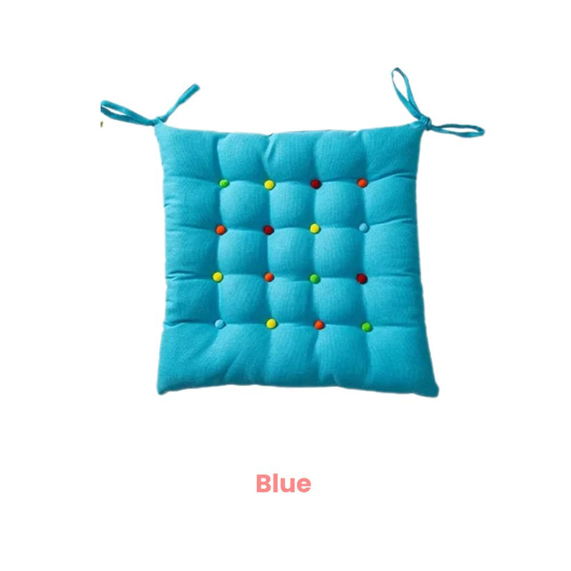 ANYHOUZ Non Slip Square Stool Cushion Soft Washable Cover