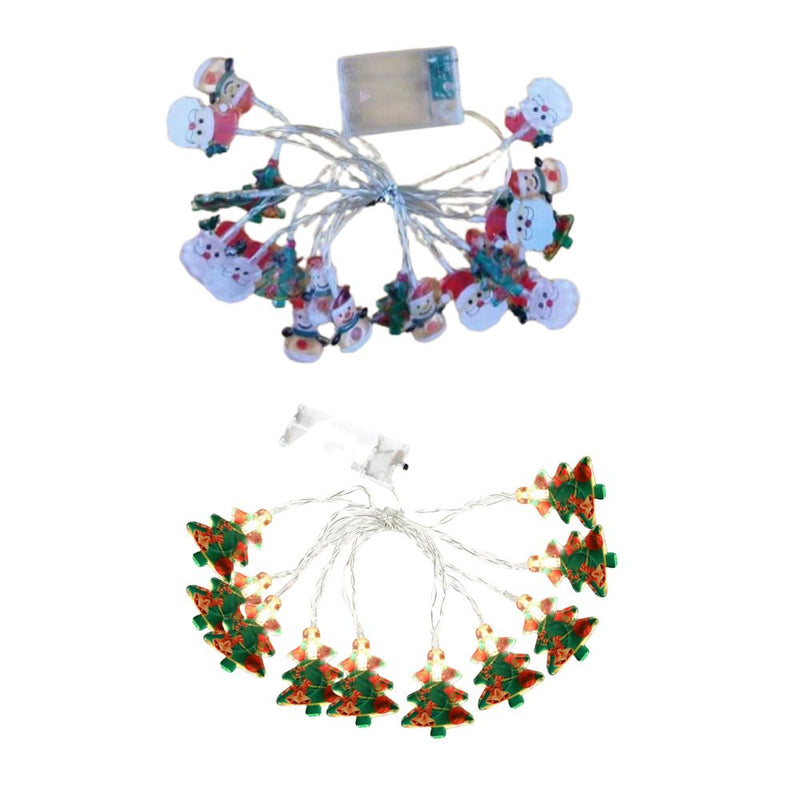 ANYDECO Christmas Lights Garland Yellow LED USB Hanging Holiday Decorations