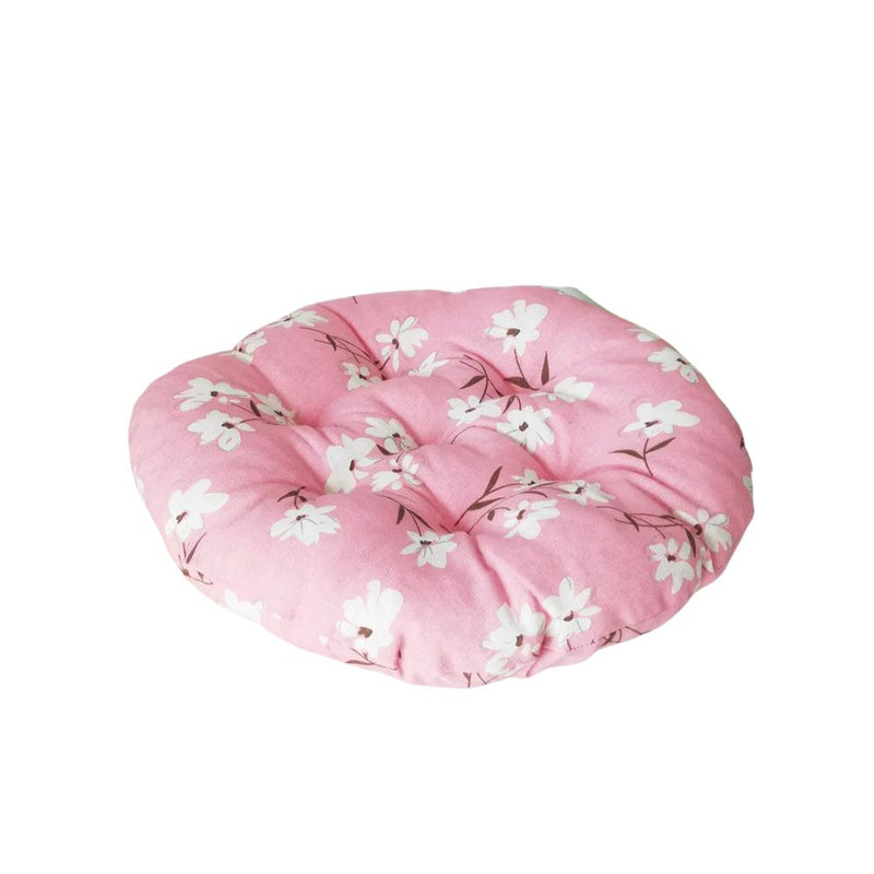 Anypillow Pink Floral Chair Pad Soft Seat Cushion