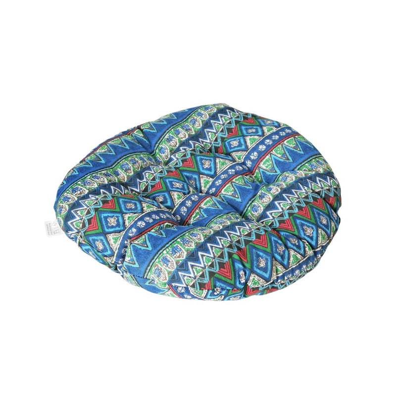 Anypillow Blue Bohemian Round Seat Cushion Pillow