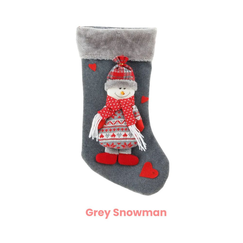 ANYDECO Christmas Stockings Hanging Socks Gift Candy Bag Decorations