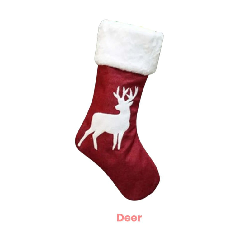 ANYDECO Christmas Stockings Hanging Socks Gift Candy Bag Decorations