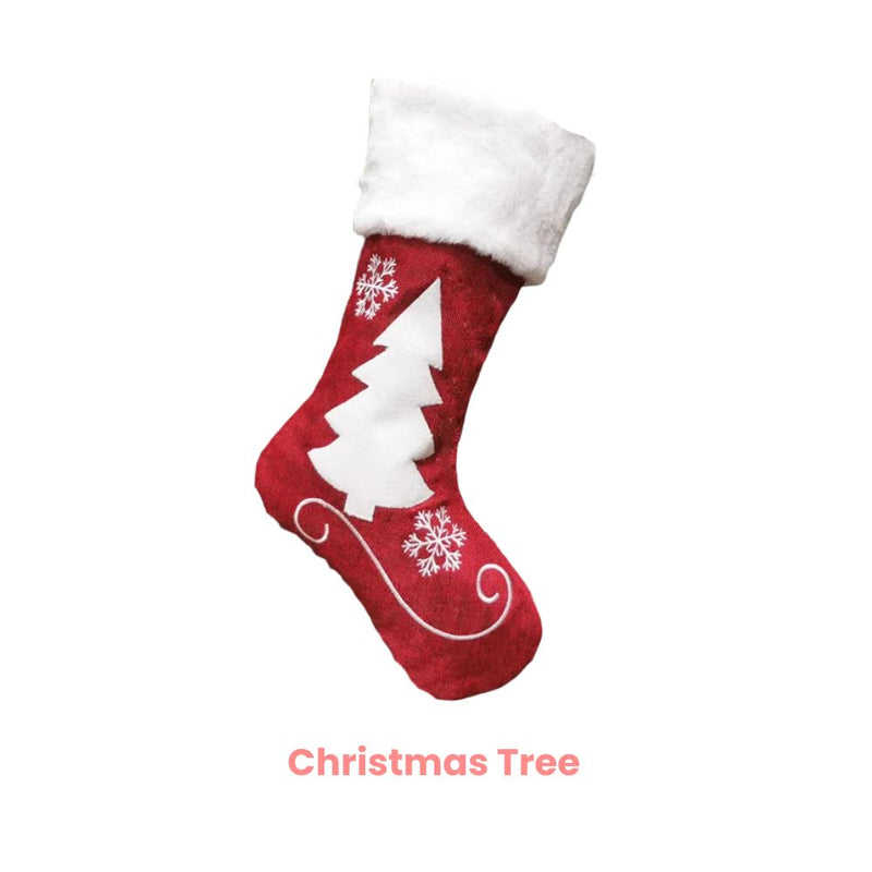 ANYDECO Christmas Stockings Hanging Socks Gift Candy Bag Decorations