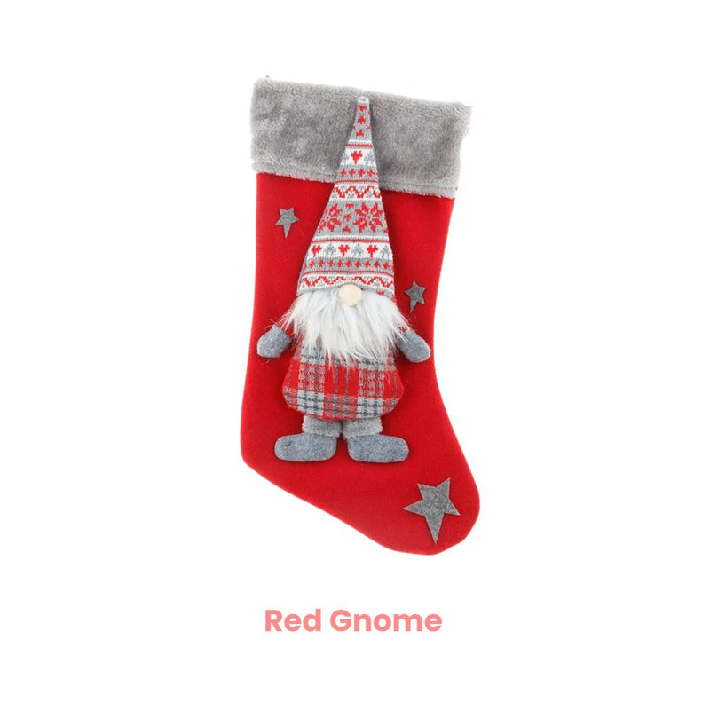 ANYDECO Christmas Stockings Hanging Socks Gift Candy Bag Decorations