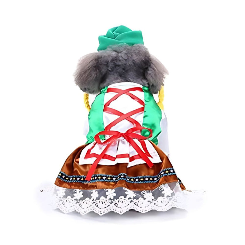 Anypet Dog Costume – German Dress Holiday Outfit & Fun Accessories