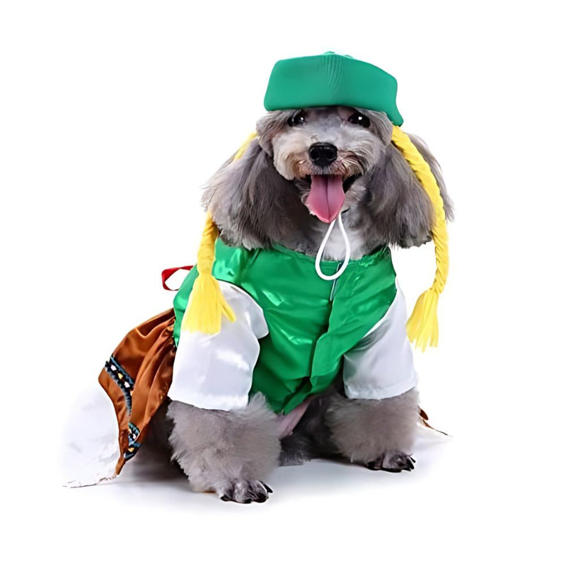 Anypet Dog Costume – German Dress Holiday Outfit & Fun Accessories