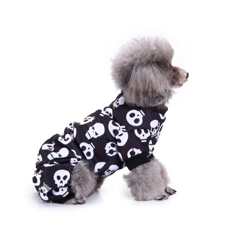 Anypet Dog Costume – Halloween Skull Dog Holiday Outfit & Fun Accessories