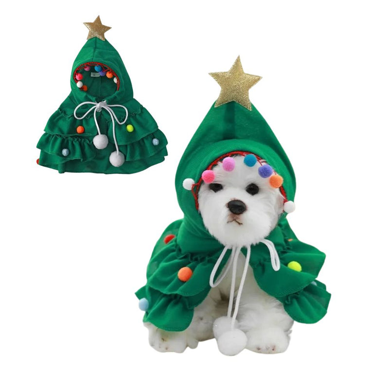 Anypet Pet Clothes Christmas Tree Dog & Cat Holiday Costume Outfit Accessories
