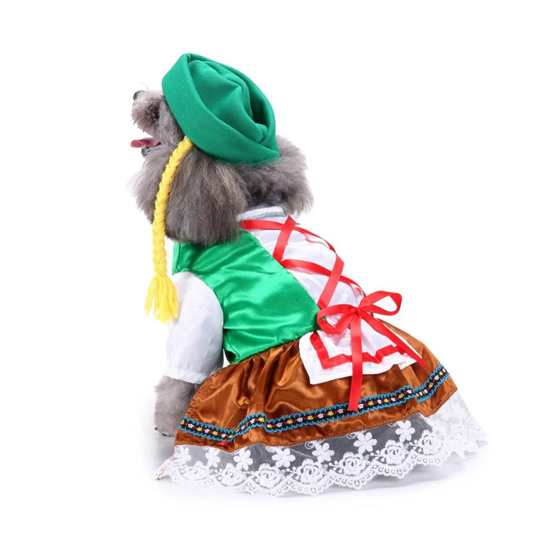 Anypet Dog Costume – German Dress Holiday Outfit & Fun Accessories