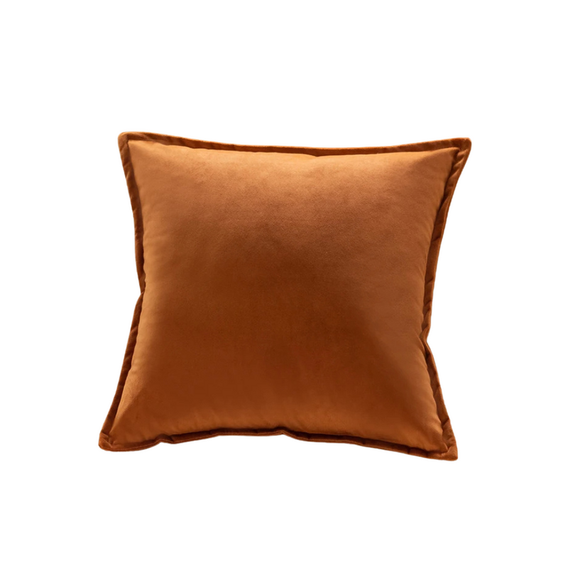 Anypillow Orange Plain Decorative Cushion Cover – Soft Throw Pillowcase for Sofa & Bed