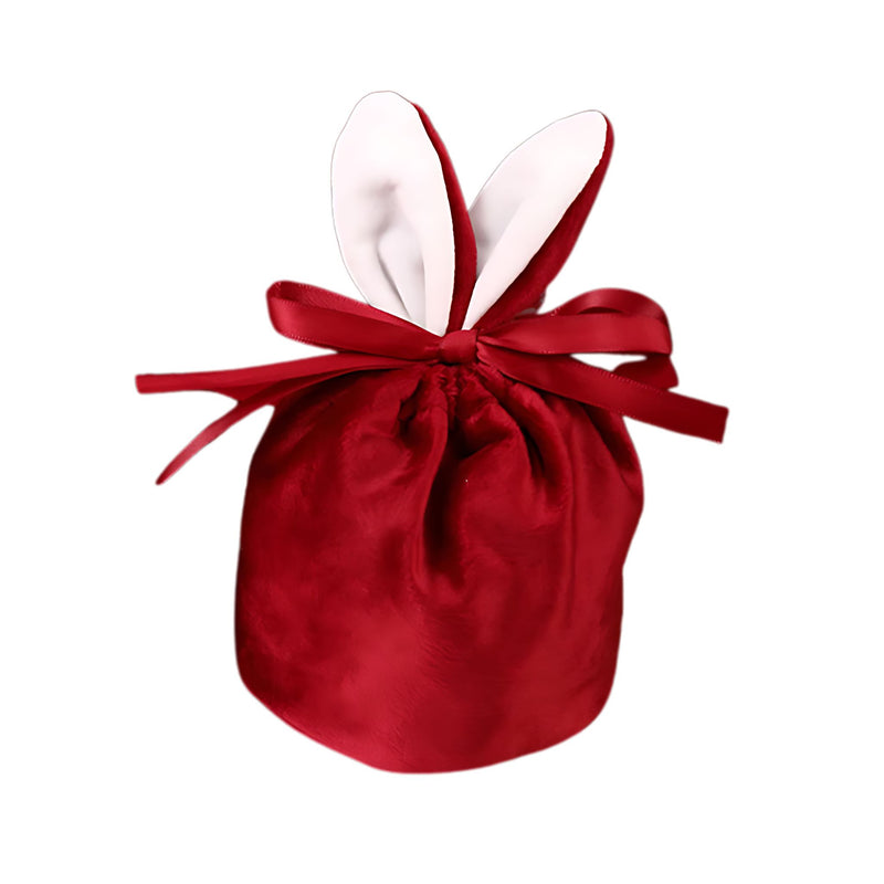 ANYPARTY Treat Bag Velvet Easter Bunny Ears Party Favors Storage