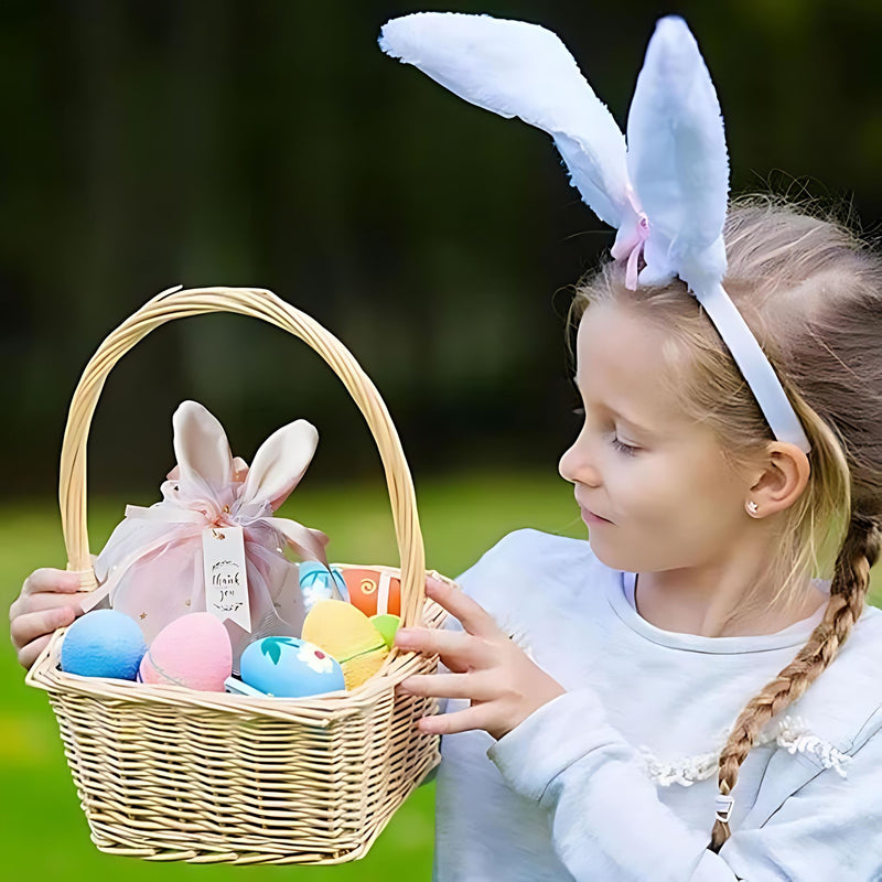 ANYPARTY Treat Bag Velvet Easter Bunny Ears Party Favors Storage