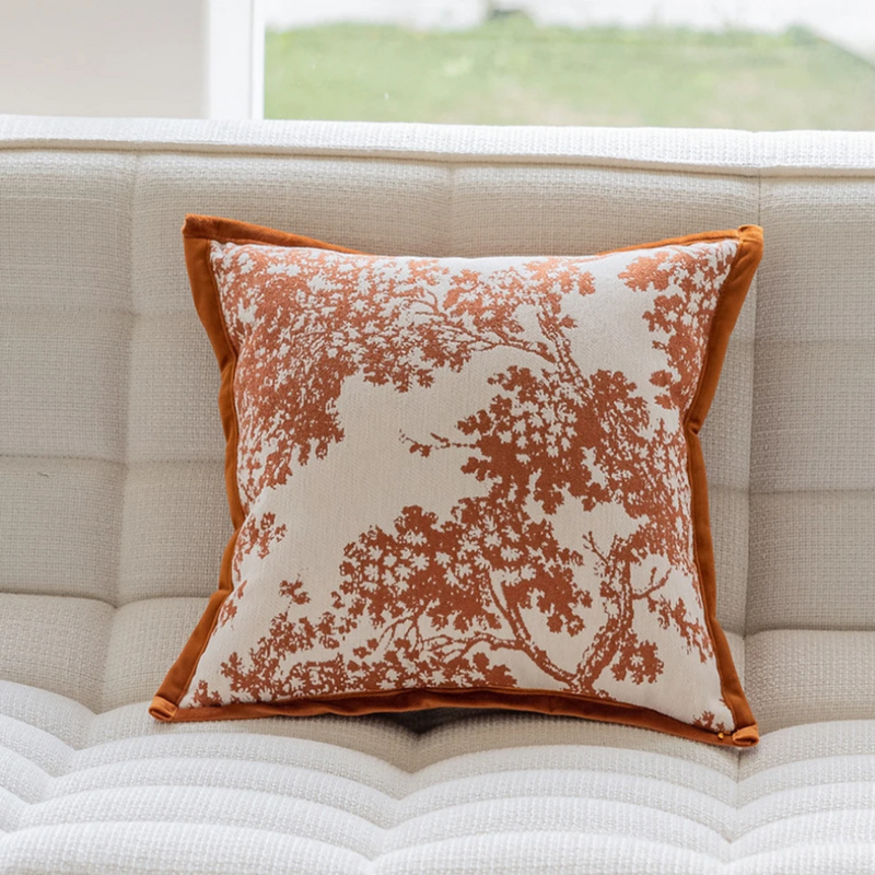 Anypillow Pillowcase Tree Branches Print Decorative Cushion Cover