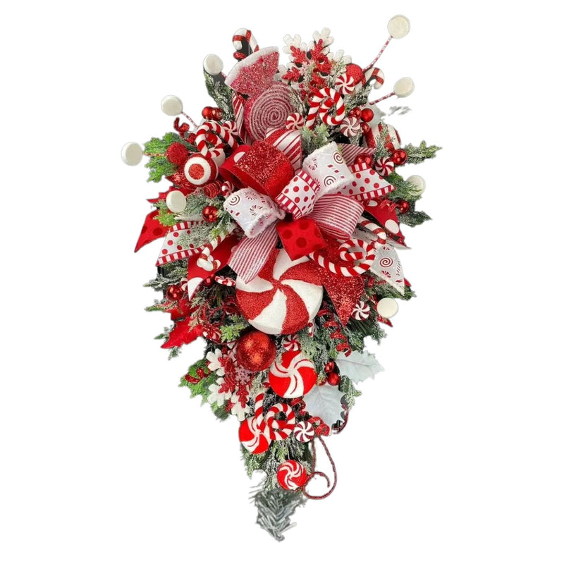 ANYDECO Christmas Wall Décor Hanging Holiday Wreath