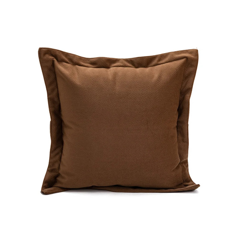 Anypillow Brown Plain Decorative Cushion Cover – Soft Throw Pillowcase for Sofa & Bed