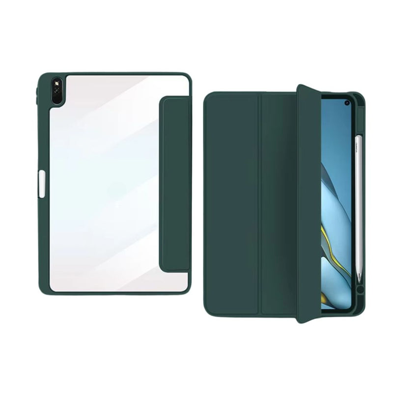 ANYMOB Huawei Tablet Case Dark Green with Stylus Holder for MatePad 10.4