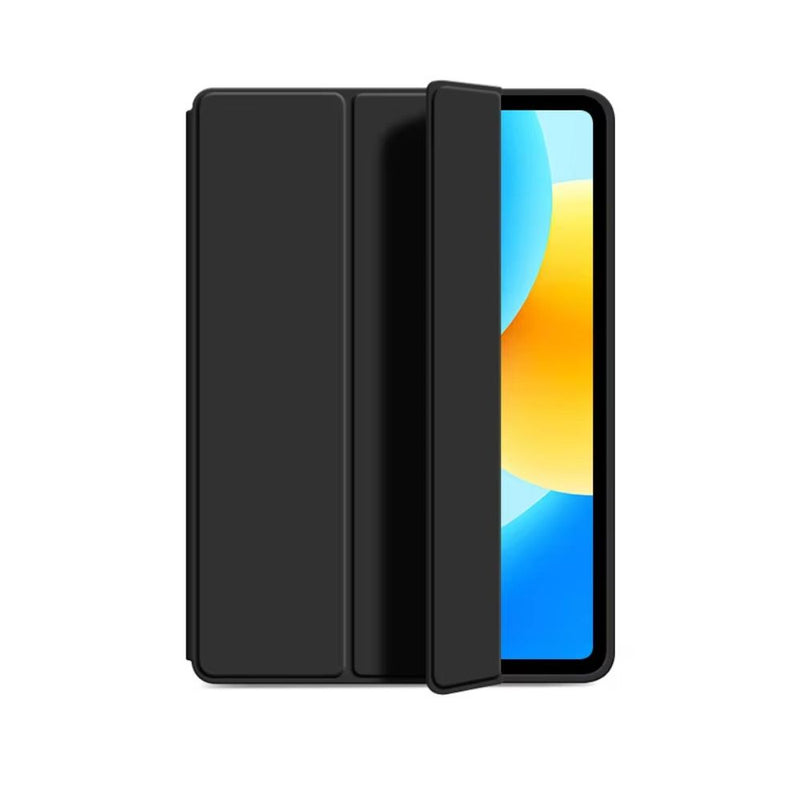 ANYMOB Huawei Tablet Case Black with Ultra Thin PU Leather Stand Matepad Cover