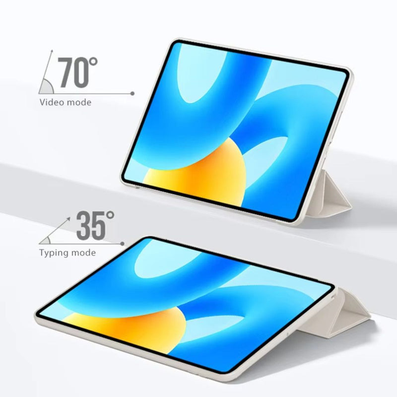 ANYMOB Huawei Tablet Case Ice Blue with Ultra Thin PU Leather Stand Matepad Cover