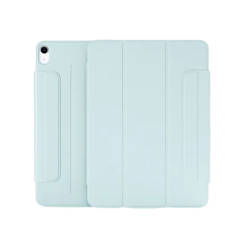 ANYMOB iPad Case Tender Green Magnetic Clip PU Smart Folio Protective Cover