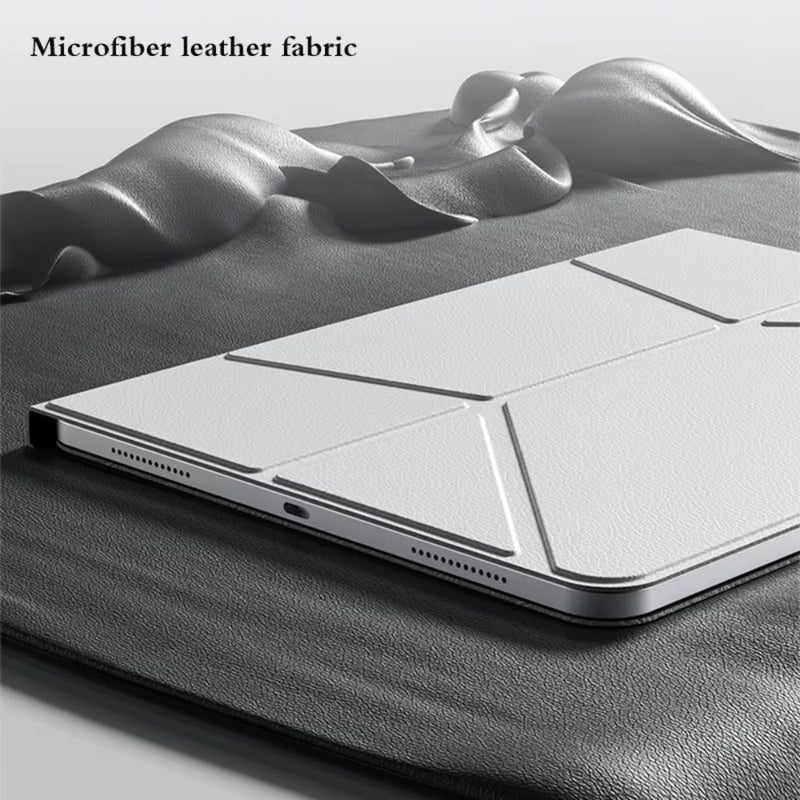 ANYMOB iPad Case Black Magnetic Clamp Folding Adjustable Stand Bracket Cover