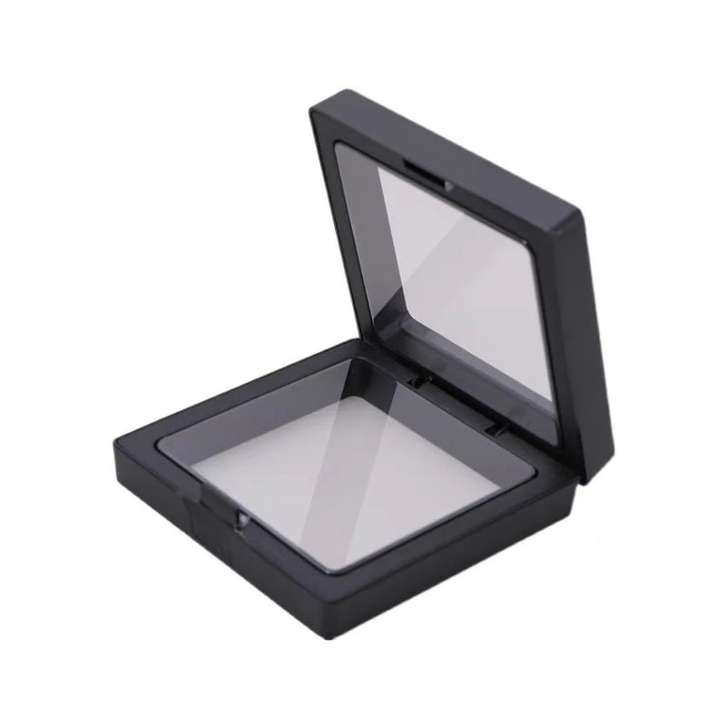 Anyvogue Jewelry Box Black Transparent Display Case for Pendant Necklace Bracelet Ring