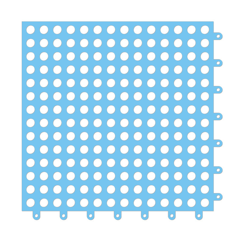 ANYHOUZ Splicing Mat Blue 30x30cm 8Pcs Non Slip Foot Mat Waterproof Mat Stitching Foot Pad