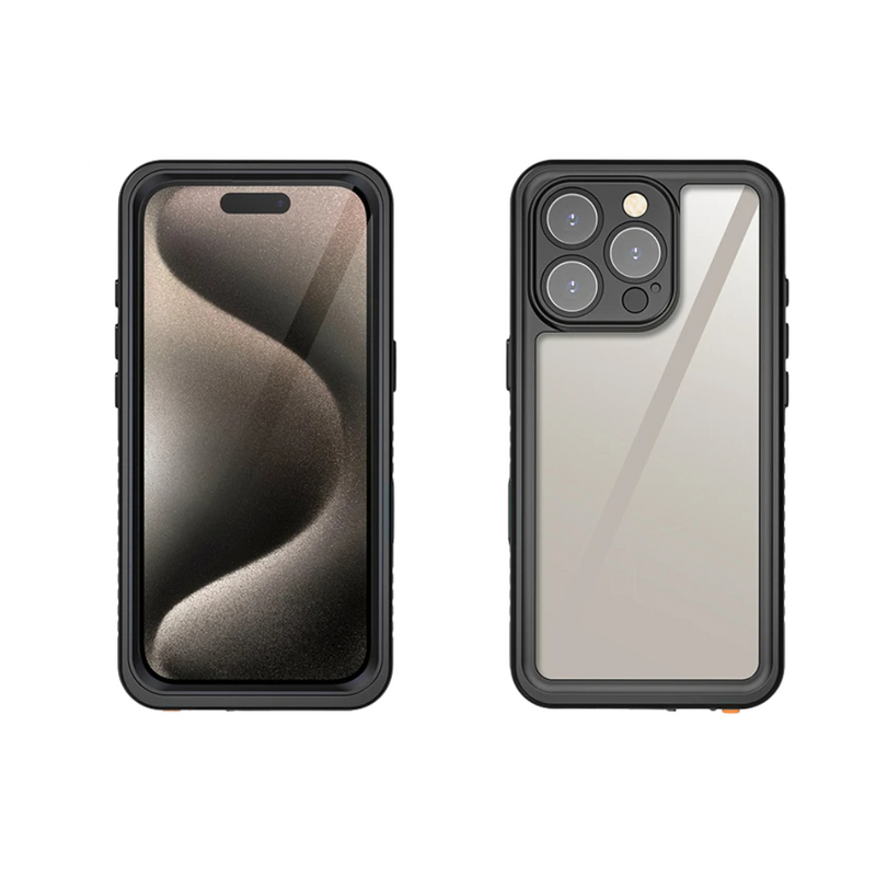 ANYMOB iPhone Case Black Shellbox Waterproof Military Grade Protection Defender Cover