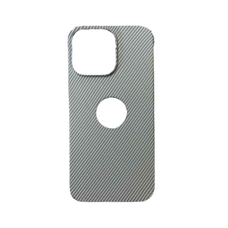 ANYMOB iPhone Case Black Slim Carbon Fiber Stylish Protective Mobile Cover