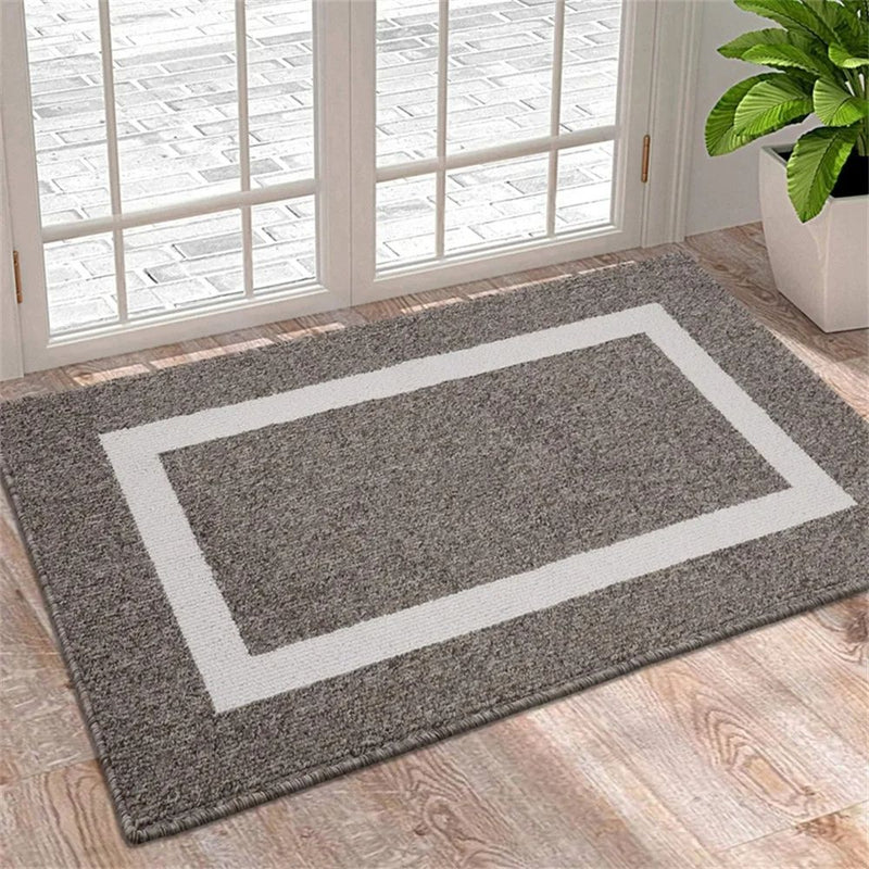 Anymat Doormat Brown Non Slip Dirt Resistant Mat For Kitchen And Bathroom