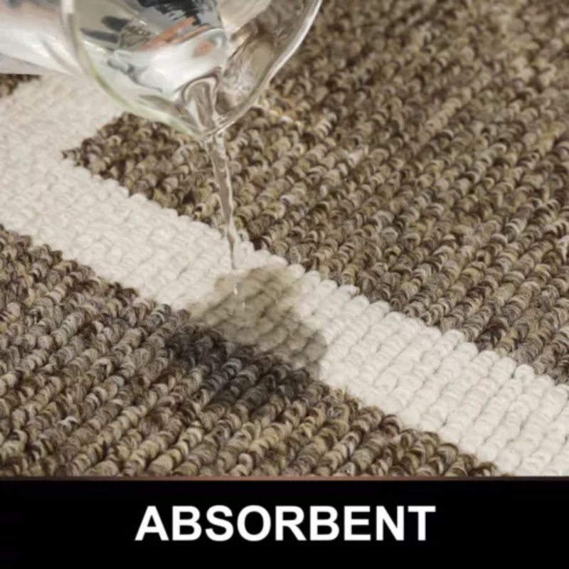 Anymat Doormat Grey Non Slip Dirt Resistant Mat For Kitchen And Bathroom