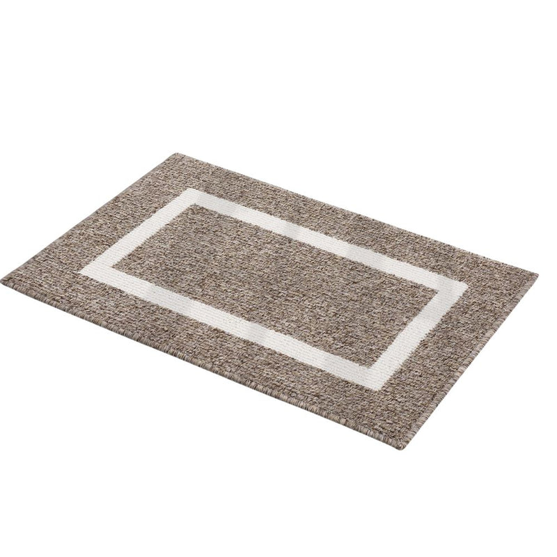 Anymat Doormat Brown Non Slip Dirt Resistant Mat For Kitchen And Bathroom