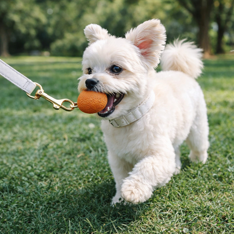 Anypet Dog Leash – White Rope Harness Lead for Training & Walking