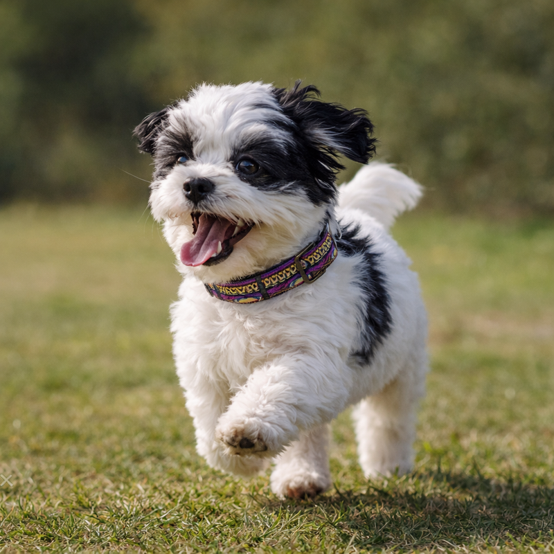 Anypet Dog Leash – Multi Color Purple Tribal Rope Harness Lead for Training & Walking