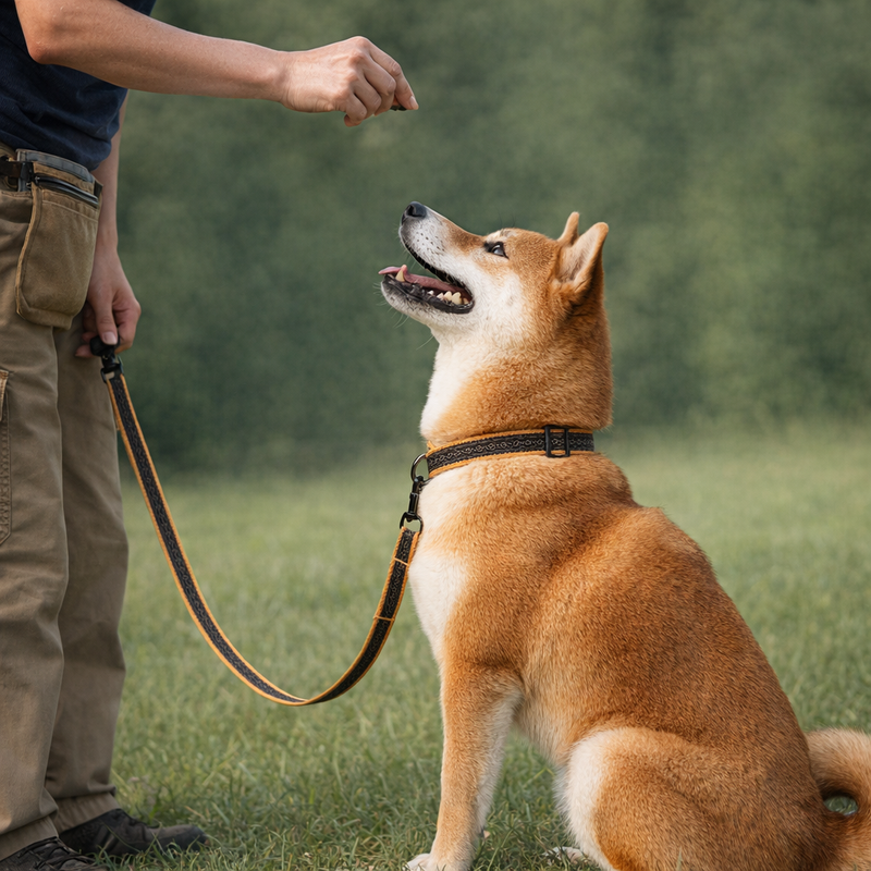 Anypet Dog Leash – Brown Mustard Rope Harness Lead for Training & Walking