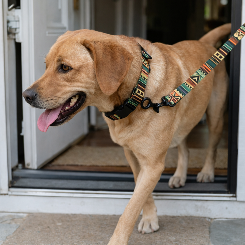 Anypet Dog Collar and Leash Set – Multicolor Harness Lead for Training & Walking